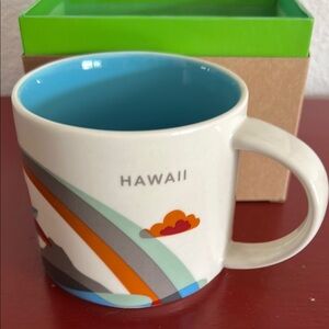 Starbucks Hawii Ceramic Mug with Colorful Design